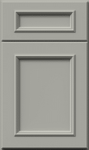 Fabuwood Imperio Cabinet Door in nickel finish