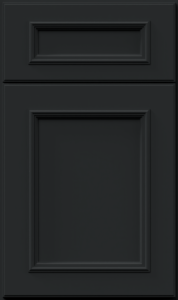 Fabuwood imperio cabinet door in pitch black