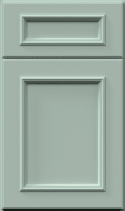 Fabuwood imperio cabinet door in sage green