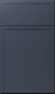 Fabuwood luna cabinet door in indigo finish