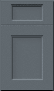 Fabuwood nexus cabinet door in denim blue finish