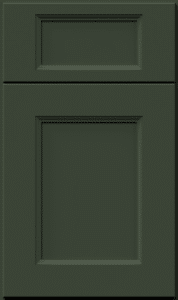 Fabuwood nexus cabinet door in hunter green finish