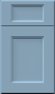 Fabuwood nexus cabinet door in ocean blue finish