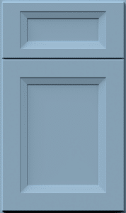 Fabuwood onyx cabinet door in ocean blue finish