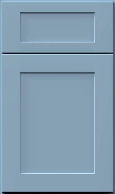 Fabuwood Cabinets Ocean Blue Express Custom Color shown on Galaxy door style