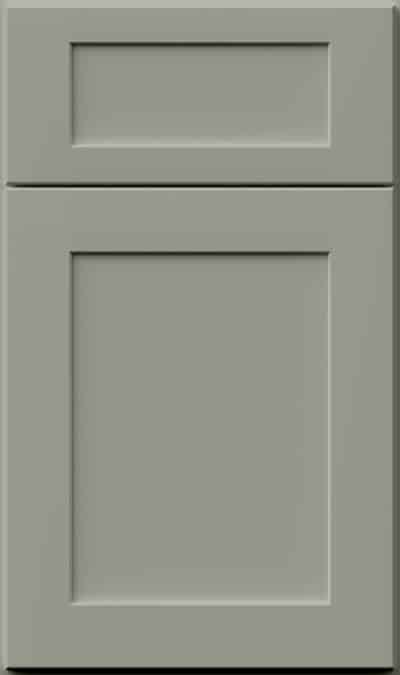 Fabuwood Cabinets in Pistachio Green Express Custom Color shown on Galaxy door style