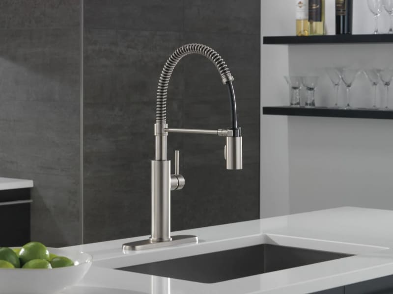 Thompson Price stainless steel kitchen faucet