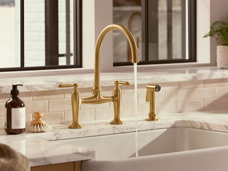 Thompson Price traditional kitchen faucet