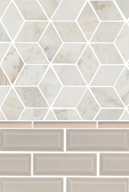 Thompson Price kitchen backsplash ideas akoya pearl and pearla subway tile with geometric tile pattern