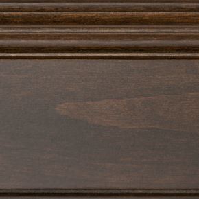 Henna stain on Alder wood custom cabinets St Louis