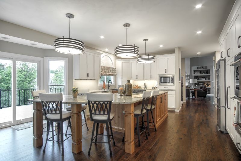 View of custom kitchen remodel in West St Louis County by Thompson Price