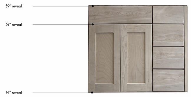 Full cabinet overlay detail drawing two