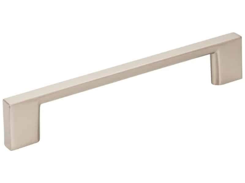 Kitchen cabinet hardware pull in brushed nickel finish and 128mm length