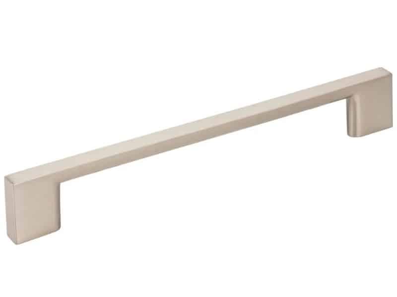 Kitchen cabinet hardware pull in brushed nickel finish and 160mm length